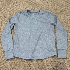 Athleta Kids Gray Long Sleeve Tee